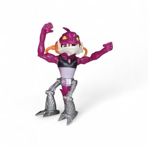 Purple and Silver Action Figure